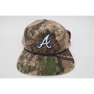 Atlanta Braves Realtree Camouflage Camo Cap Hat Mesh Snapback Outdoor NEW